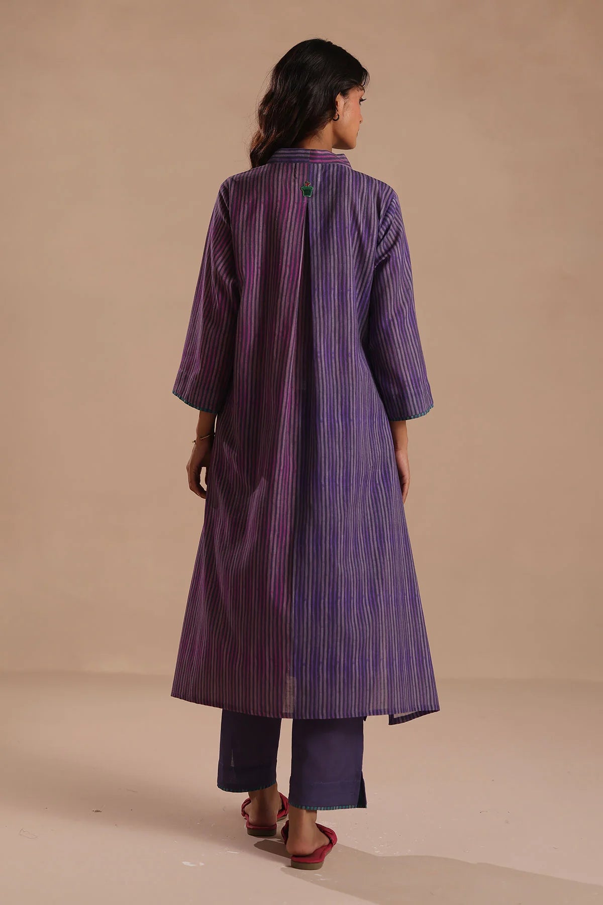 Violet Canvas Handcrafted Kurta Set