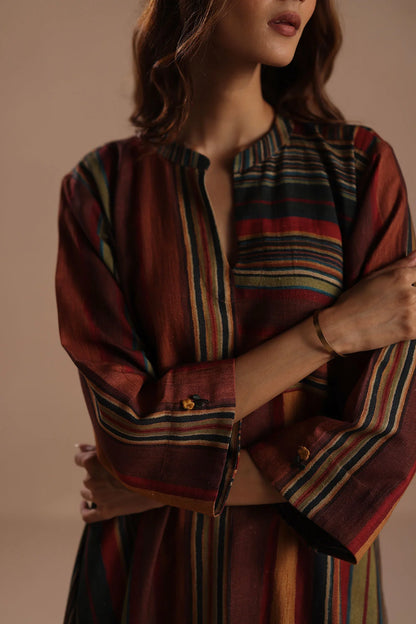Urban Earth Panelled Kurta