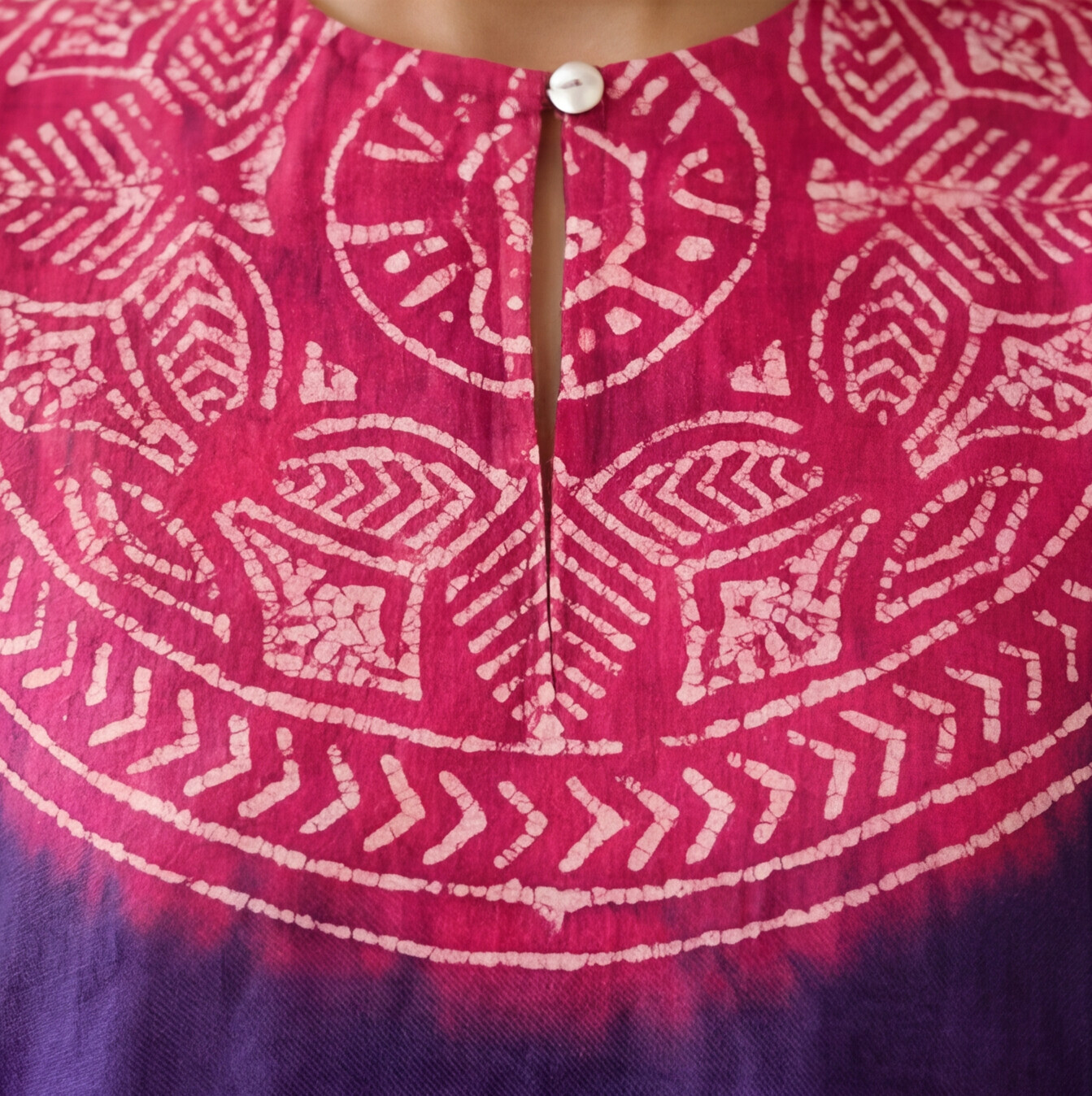 Women's Premium Purple Cotton Embroidered Kurta Set