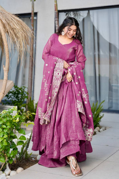 Real Modeling New Designer Party Sharara Suit & Dupatta Set