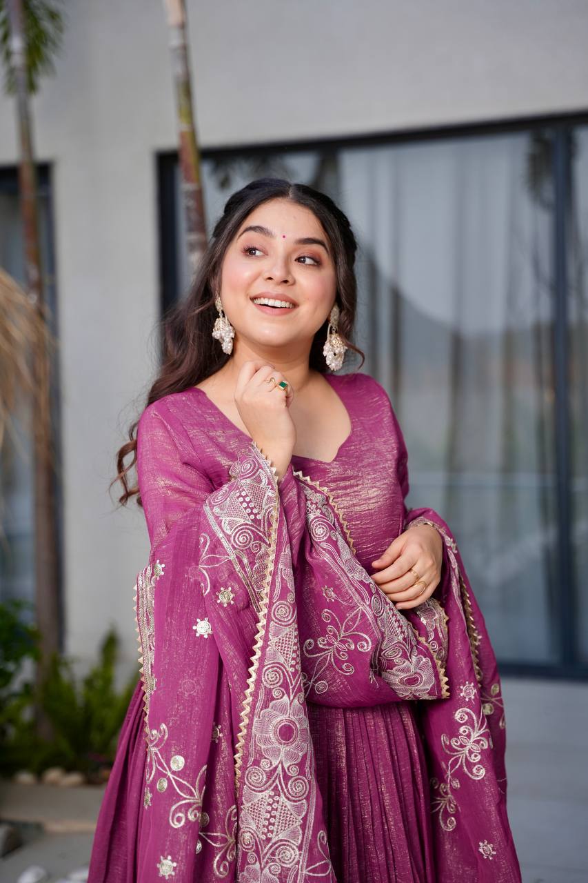 Real Modeling New Designer Party Sharara Suit & Dupatta Set