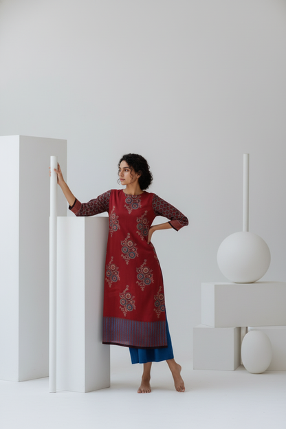 Handcrafted Printed Kurta – Elegant Ethnic Wear