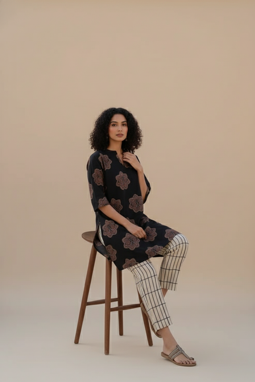 Elevate your everyday style with this effortlessly chic kurta set